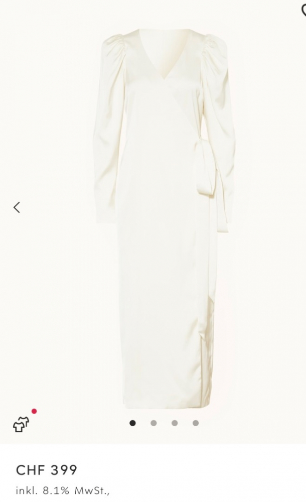 Rotate Birger Christensen Satin-Kleid