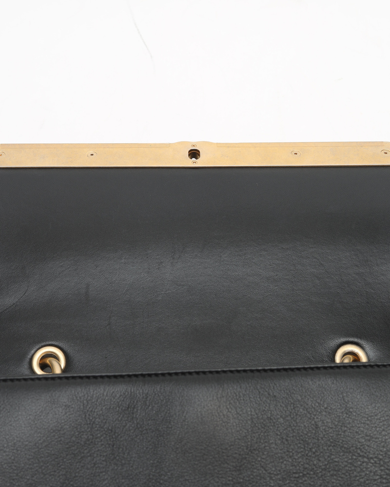 Chanel CC Chevron Top Handle Bag