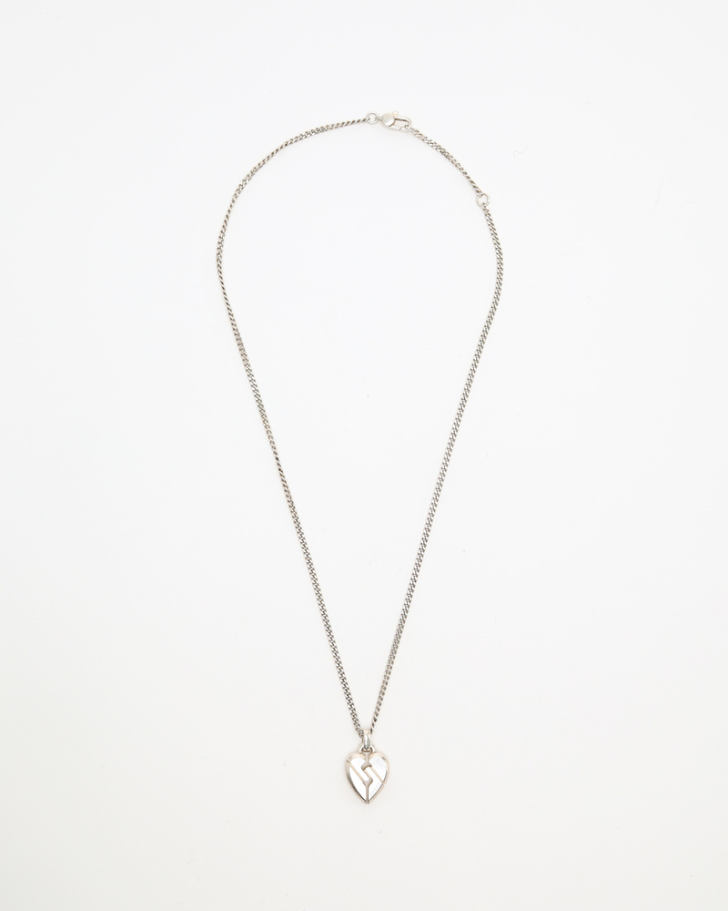 Gucci Knot Heart Sliver Necklace