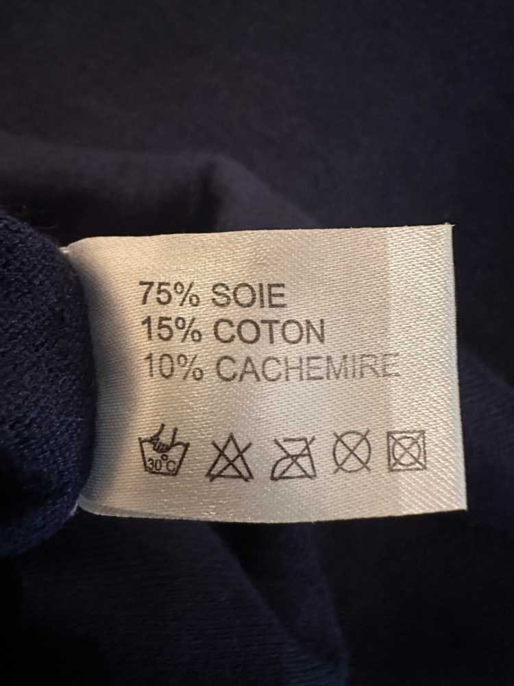 Alberto Bini Top en soie, cachemire