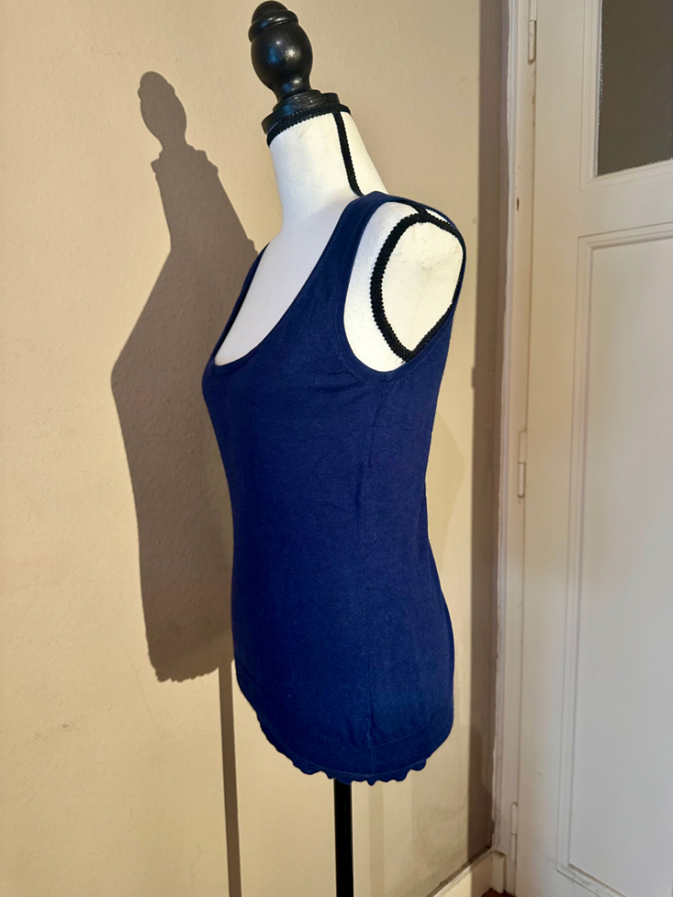 Alberto Bini Top en soie, cachemire