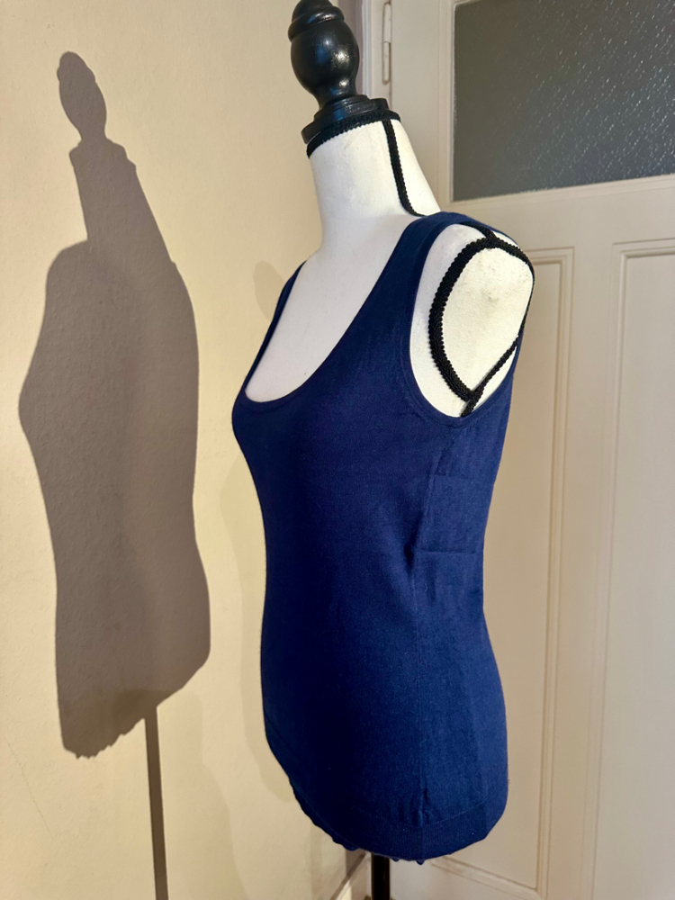 Alberto Bini Top en soie, cachemire