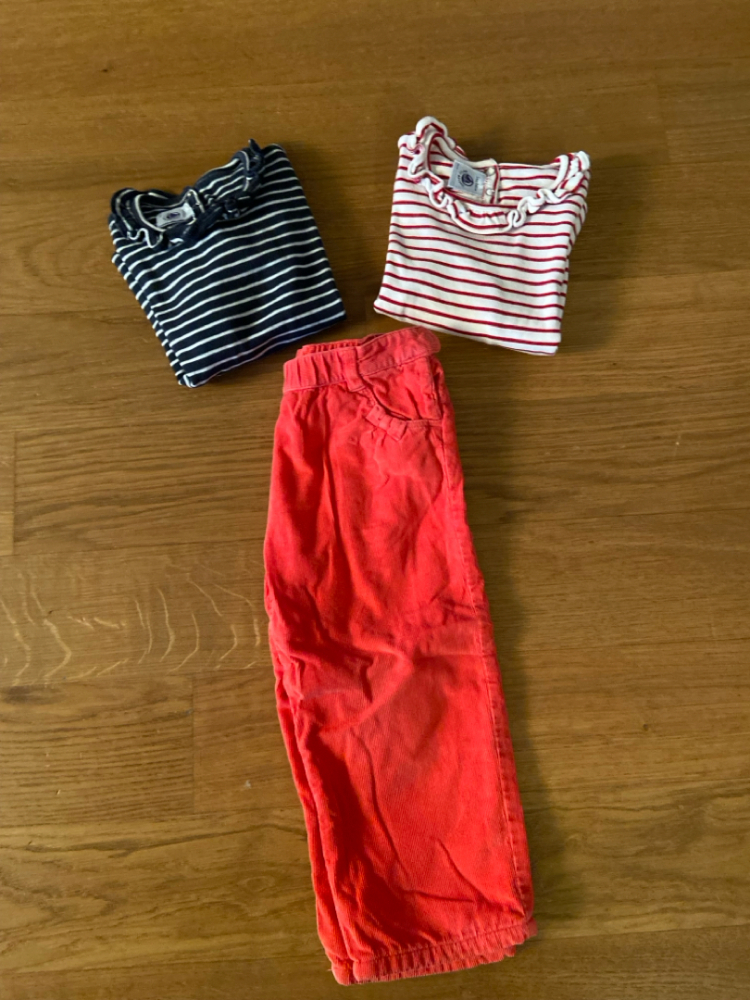 Petit Bateau Set with shirt and pants