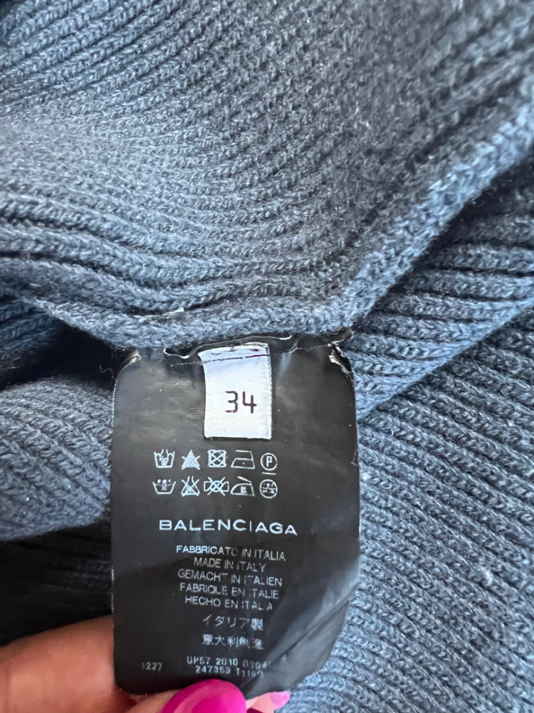 Balenciaga Long pull cintré chaud