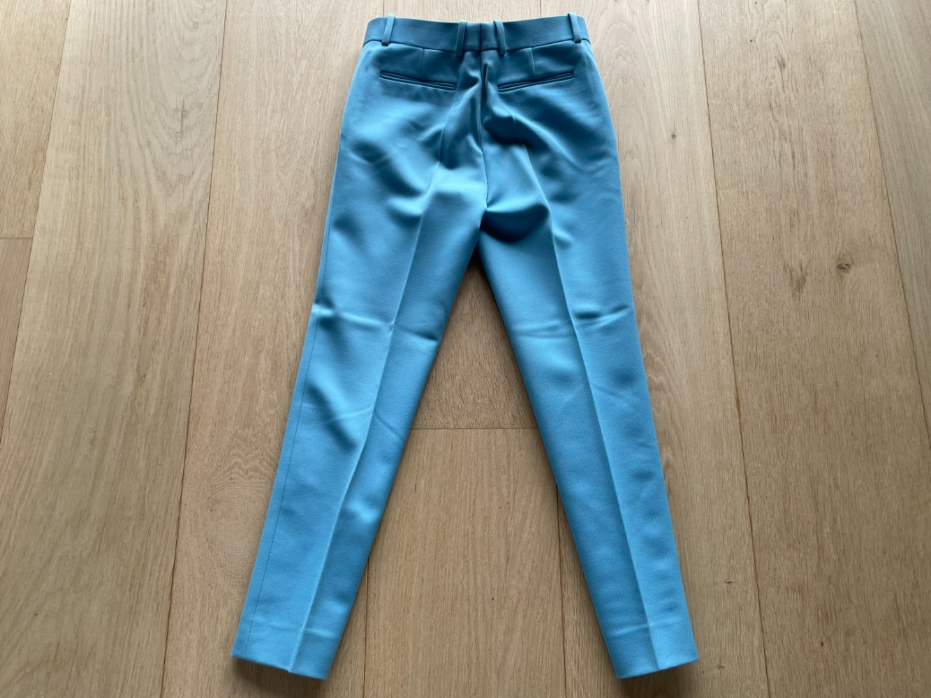 Celine Rare sky-blue Celine Phoebe Philo wool trousers!