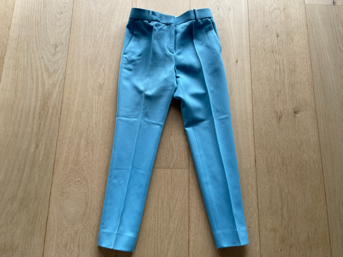 Celine Rare sky-blue Celine Phoebe Philo wool trousers!