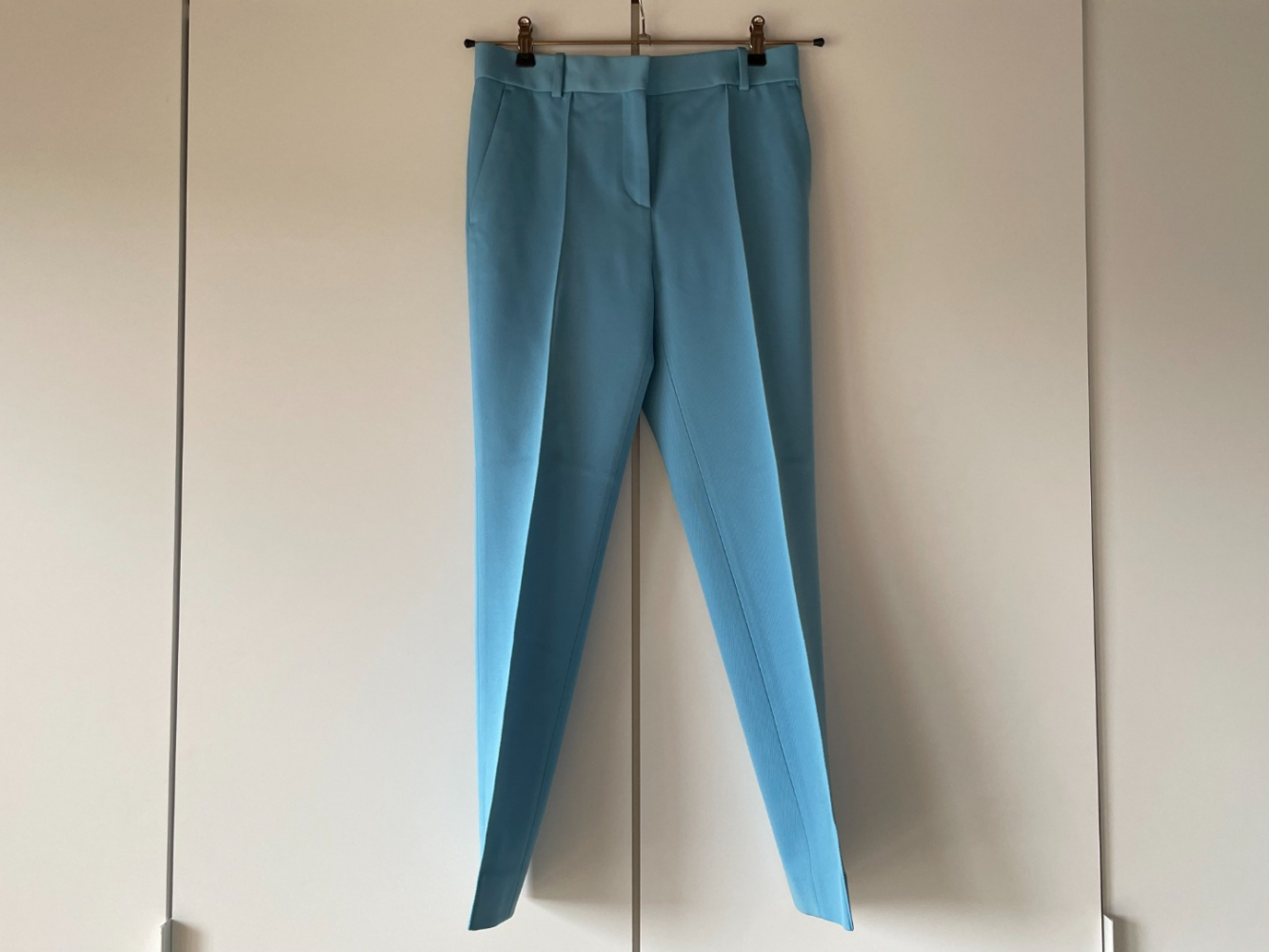 Celine Rare sky-blue Celine Phoebe Philo wool trousers!