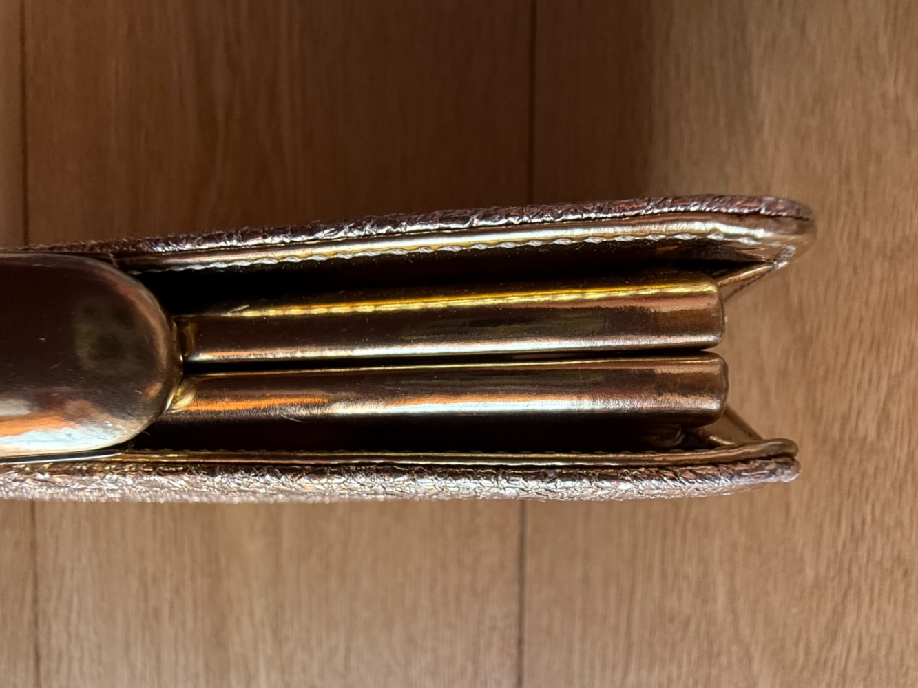 Rodo Little gold clutch bag!