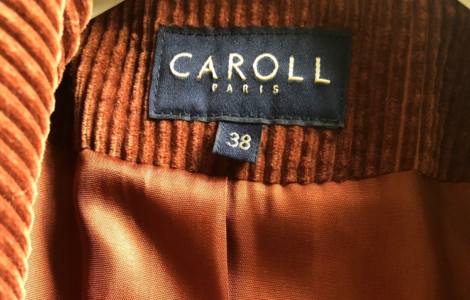 CAROLL Paris Caban aus Samt