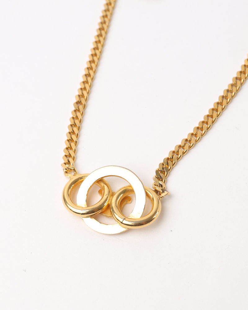 Celine Macadam Rhinestone Necklace