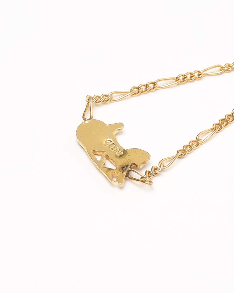 Celine Céline Horse Carriage Necklace