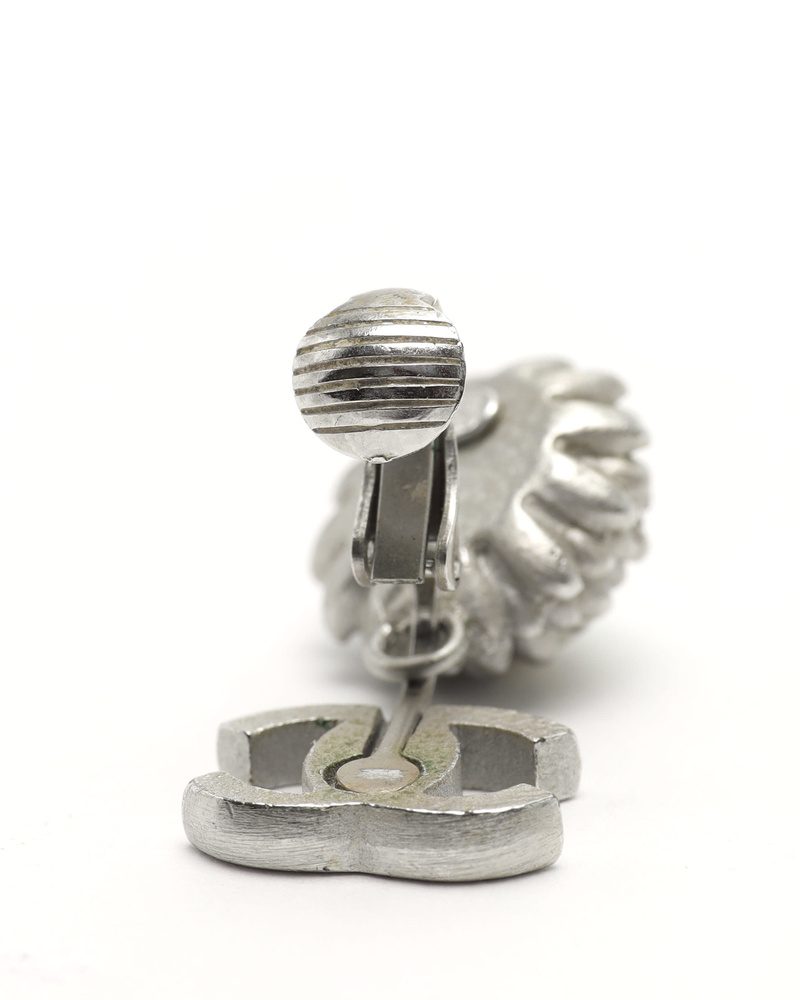 Chanel Coco Mark Dangling Clip-on Earrings