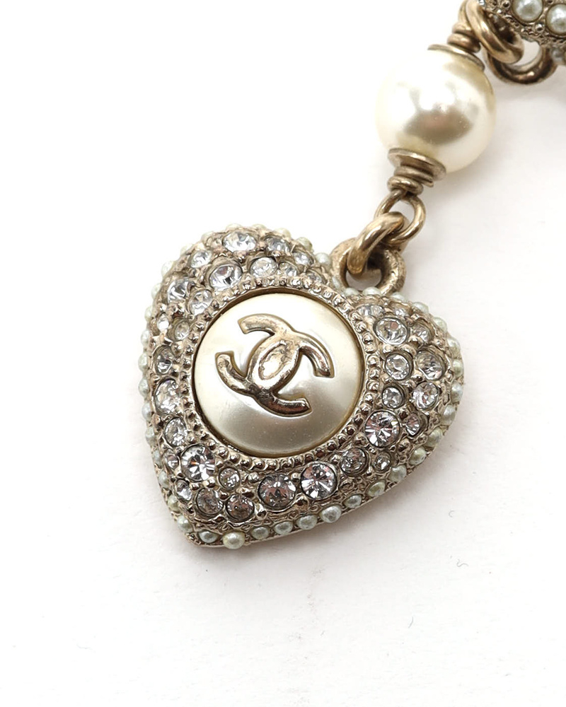 Chanel Coco Mark Rhinestone Earrings