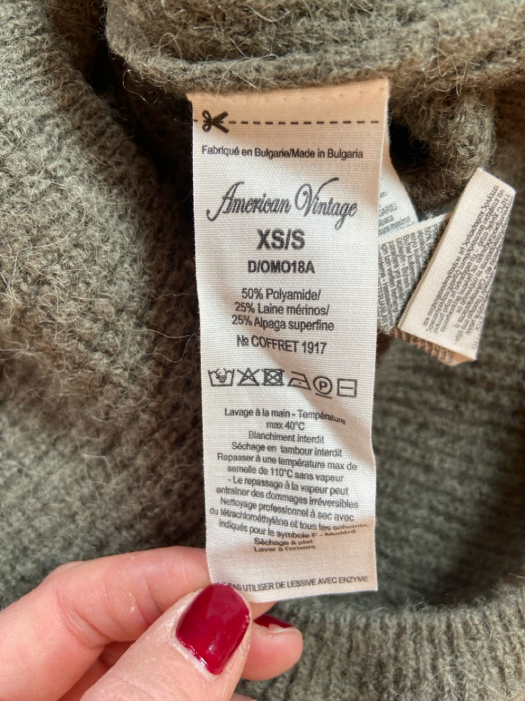 American Vintage Sweater with structure