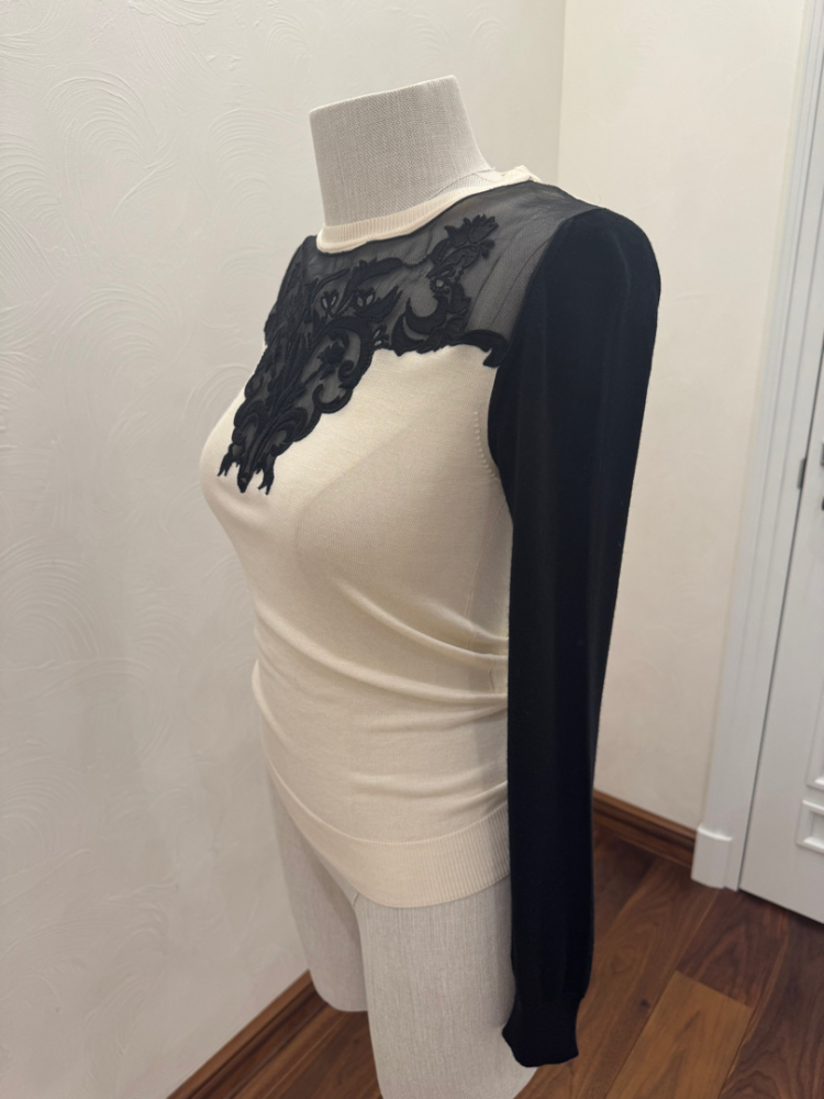 Ermanno Scervino Spitzenpullover