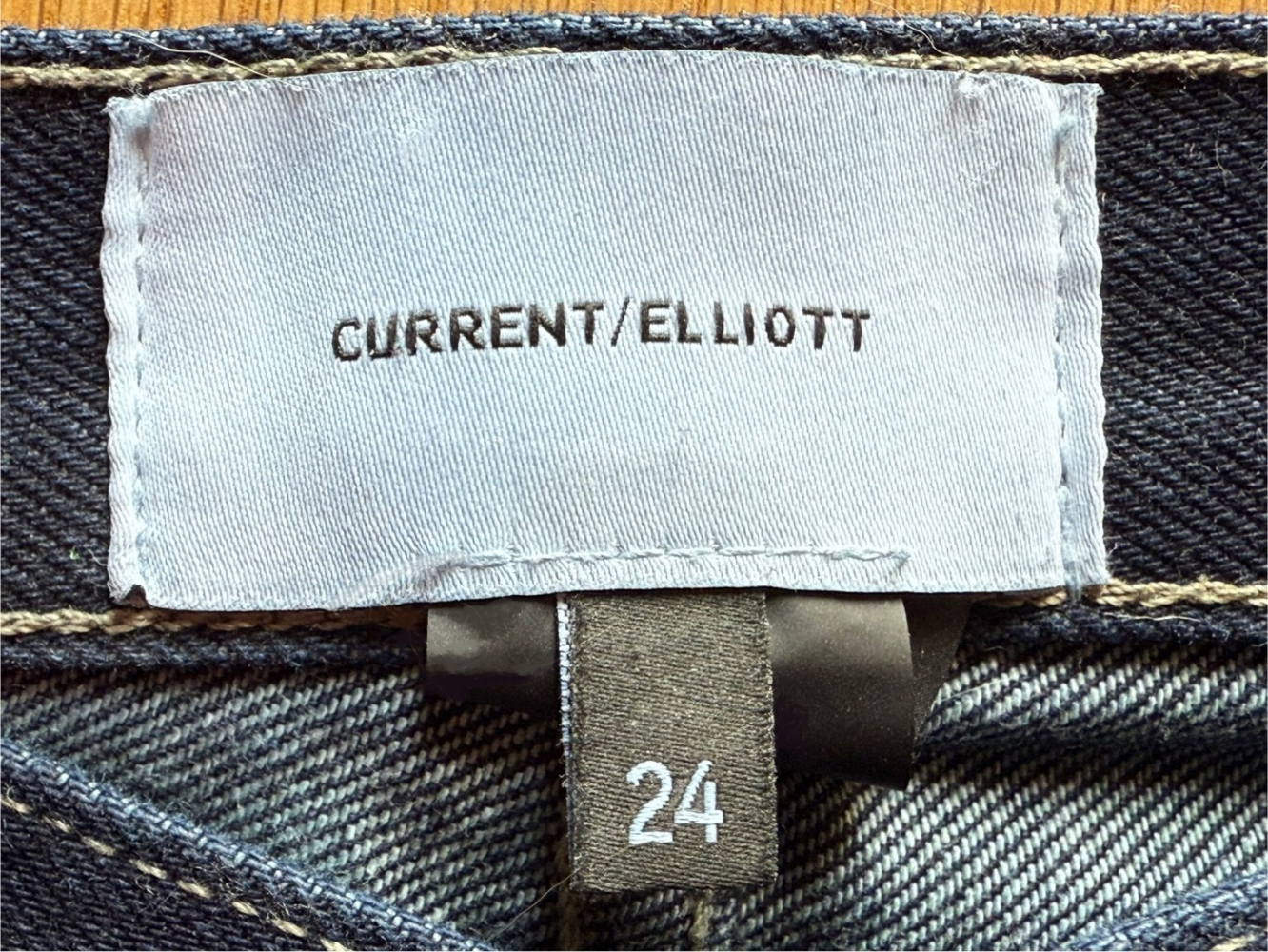 Current/Elliott The Stovepipe high-waisted button-fly straight leg jeans, in color Hearst