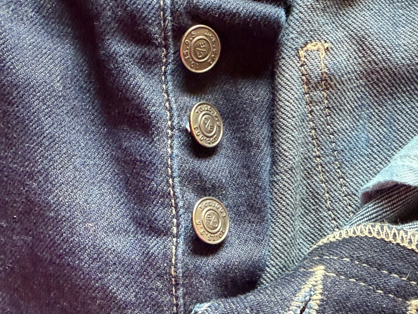 Current/Elliott The Stovepipe high-waisted button-fly straight leg jeans, in color Hearst