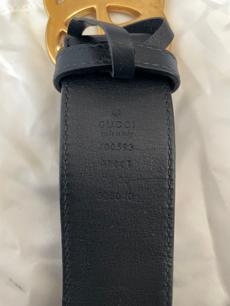 Gucci GG Marmont gold belt