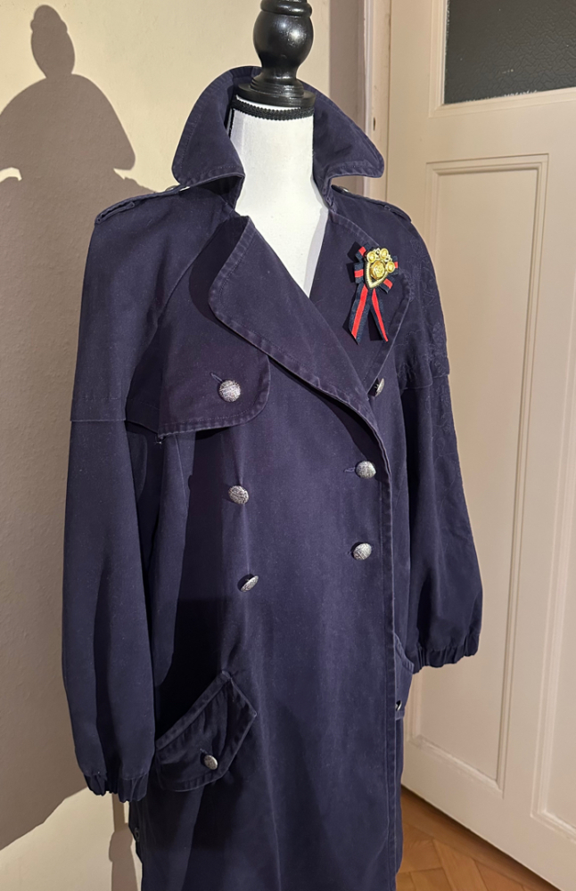 Kenzo trenchcoat in Marineblau