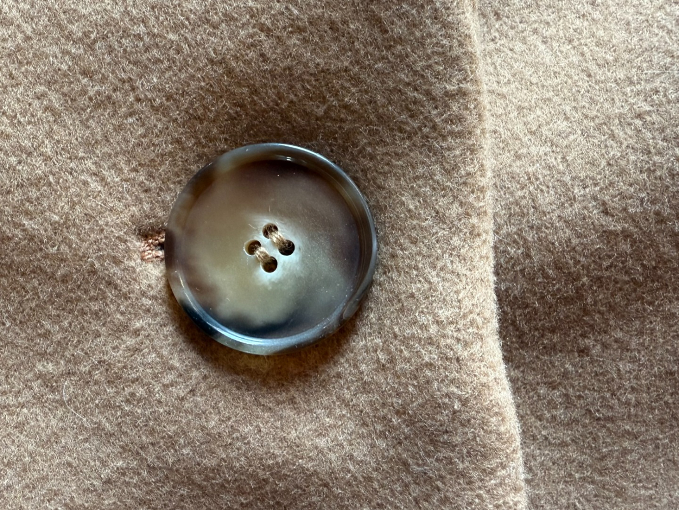 Stella McCartney Bryce camel coat