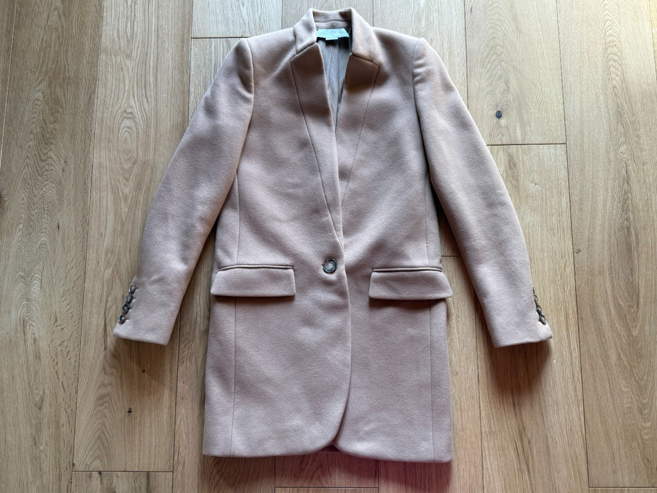 Stella McCartney Bryce camel coat