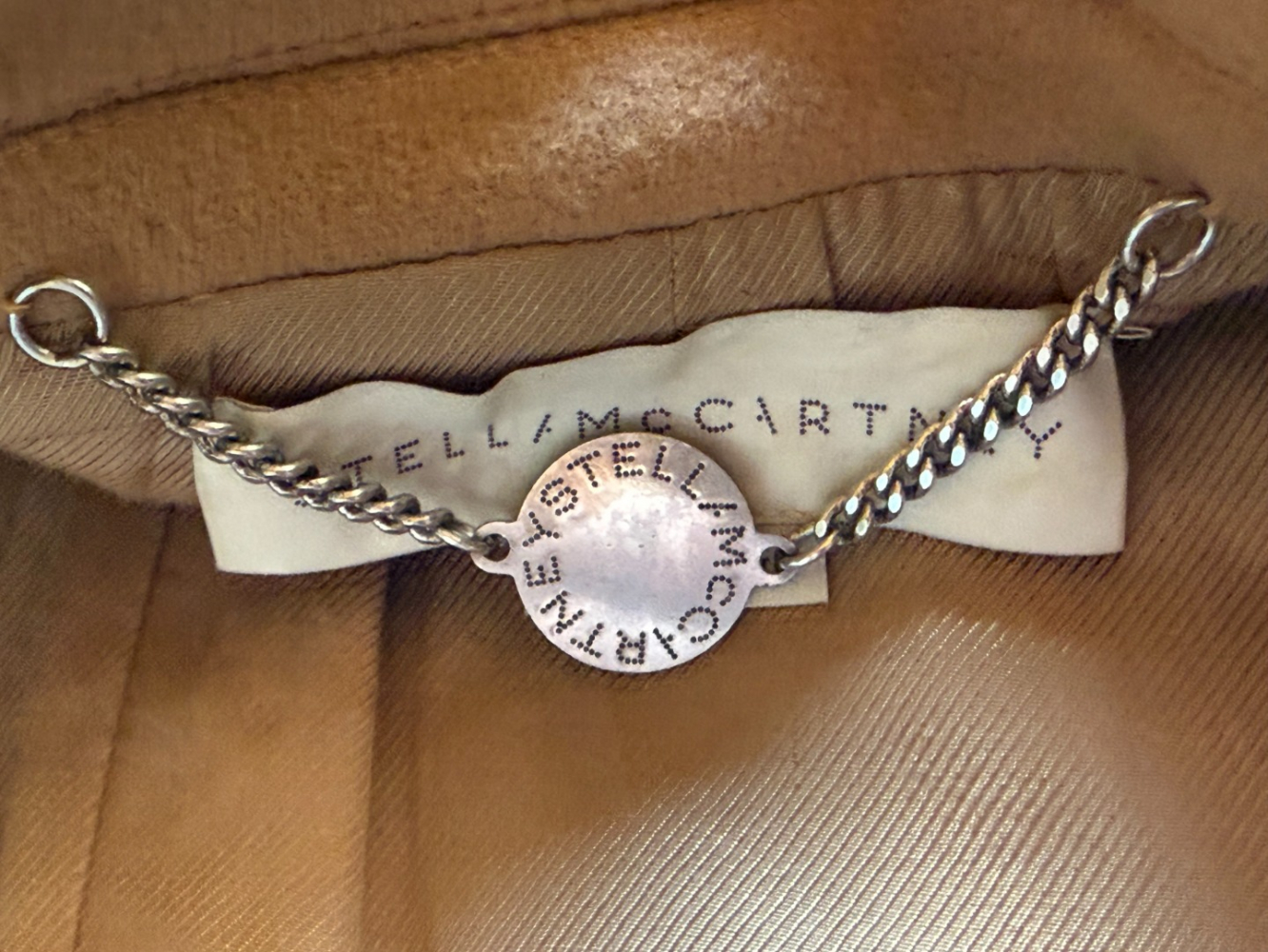 Stella McCartney Bryce camel coat