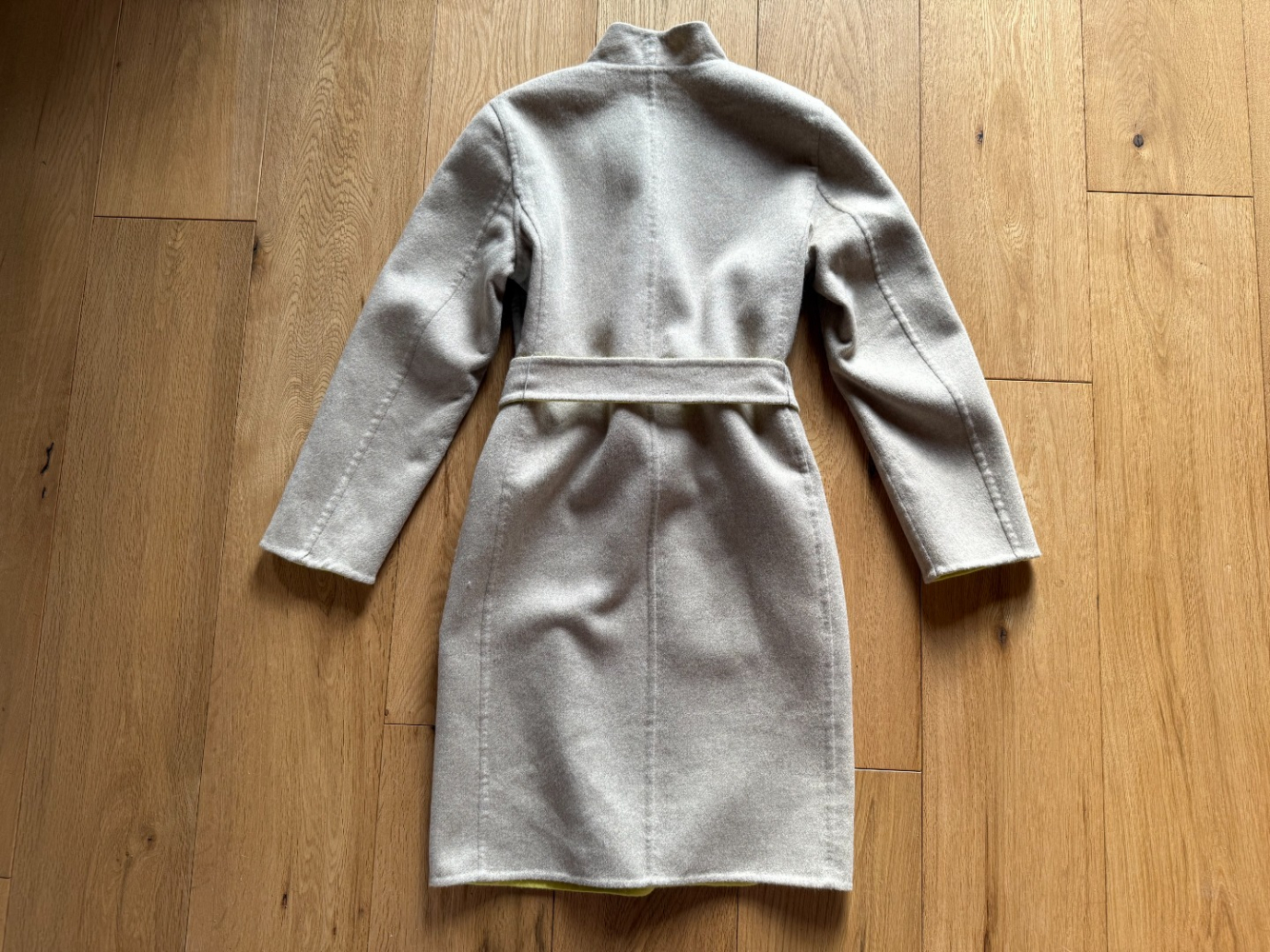 Max Mara Reversible handmade wool belted coat!