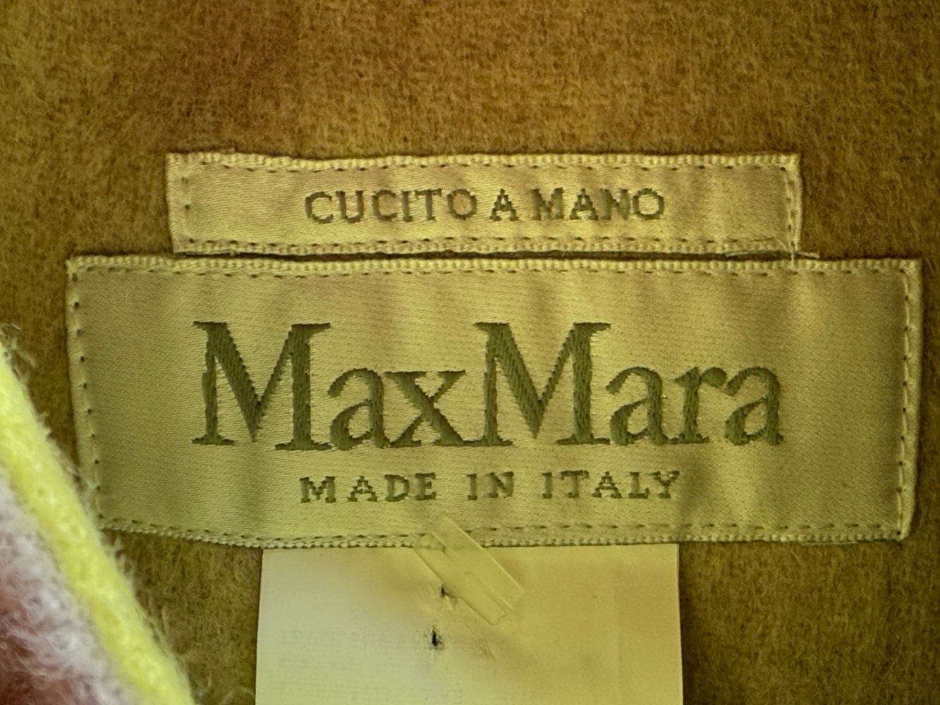 Max Mara Reversible handmade wool belted coat!