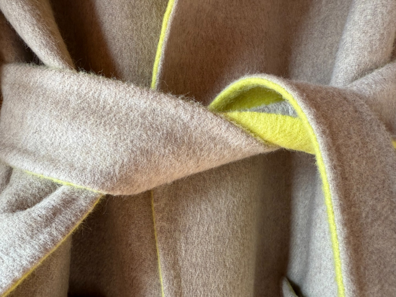 Max Mara Reversible handmade wool belted coat!