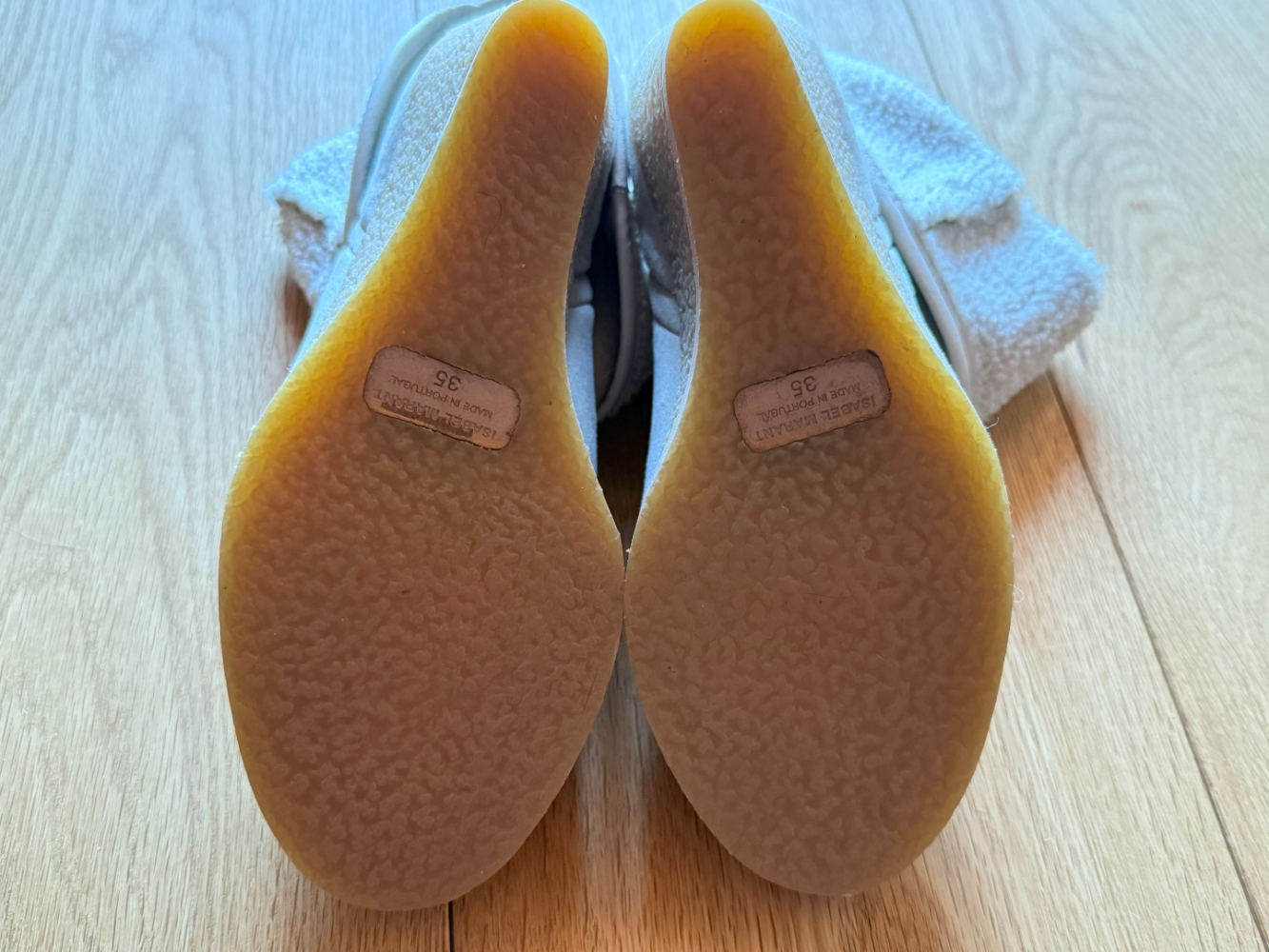 Isabel Marant Totam Keilstiefel aus Shearling