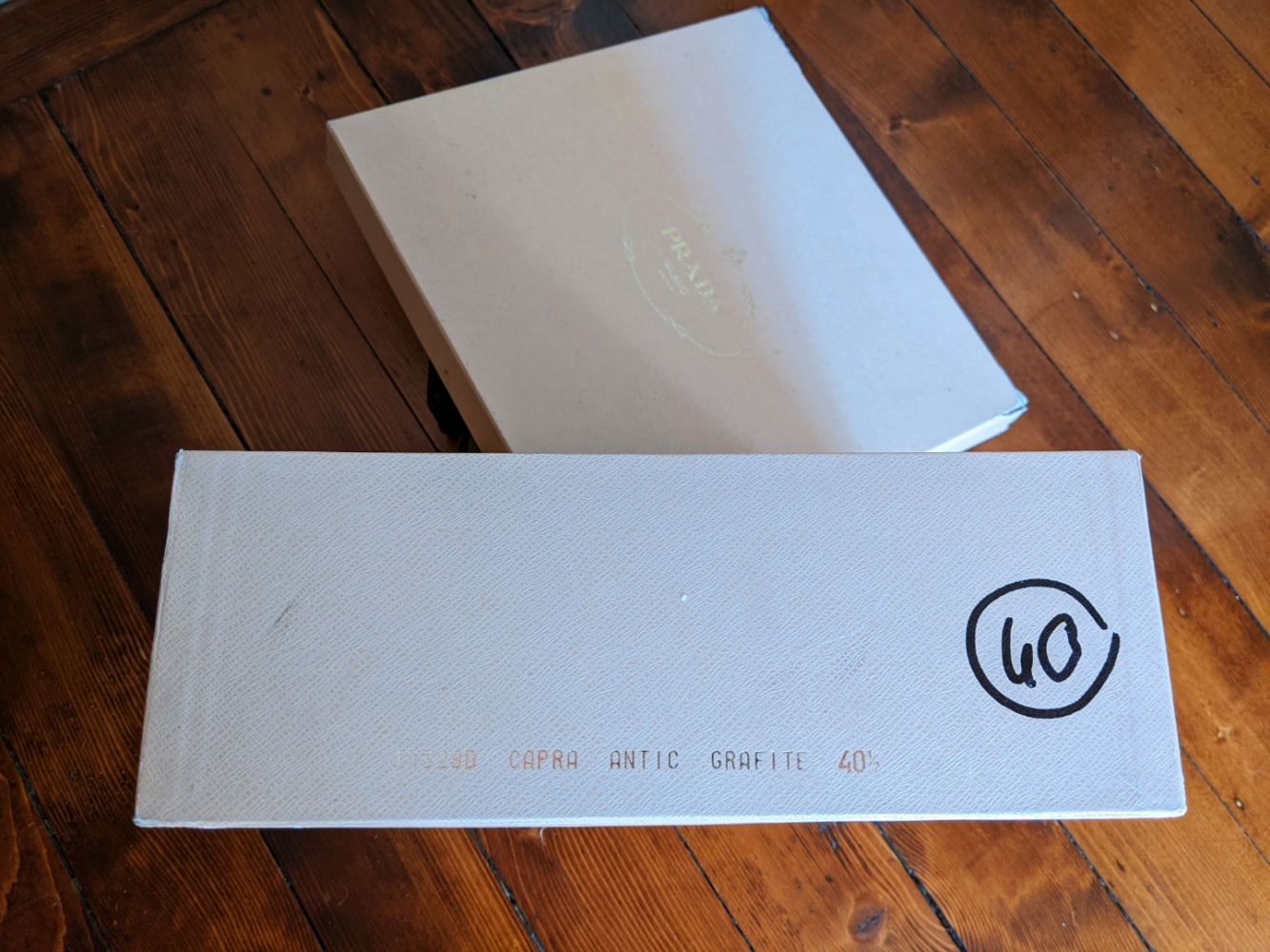 Prada Bikerstiefel braun used look