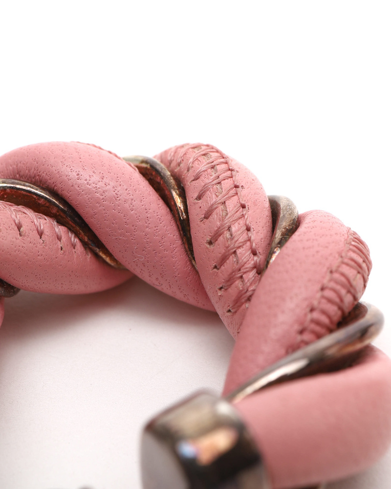 Bottega Veneta Twisted Hoop Earrings