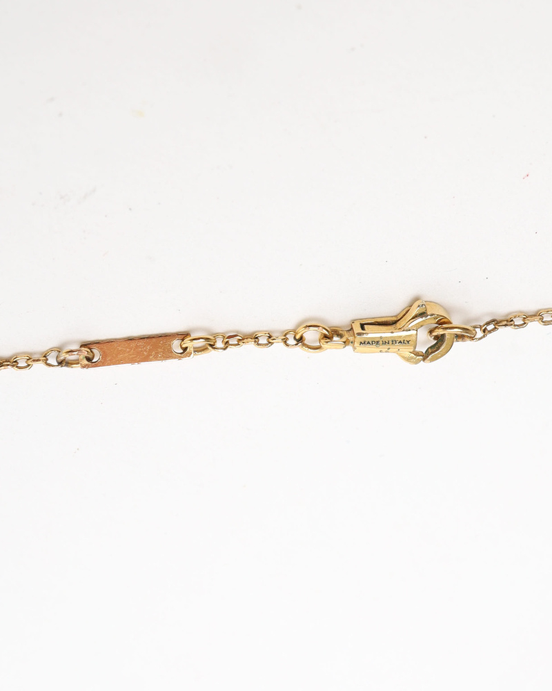 Celine Céline Triomphe Rhinestone Necklace