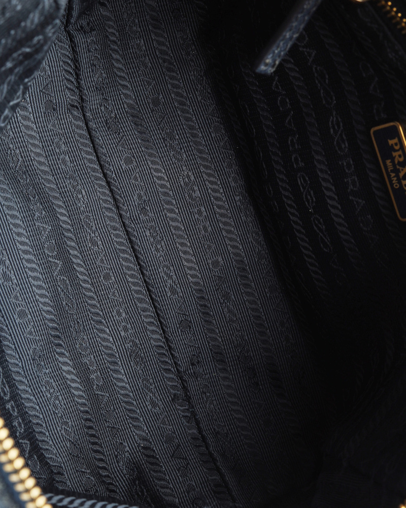 Prada Denim Toiletry Pouch