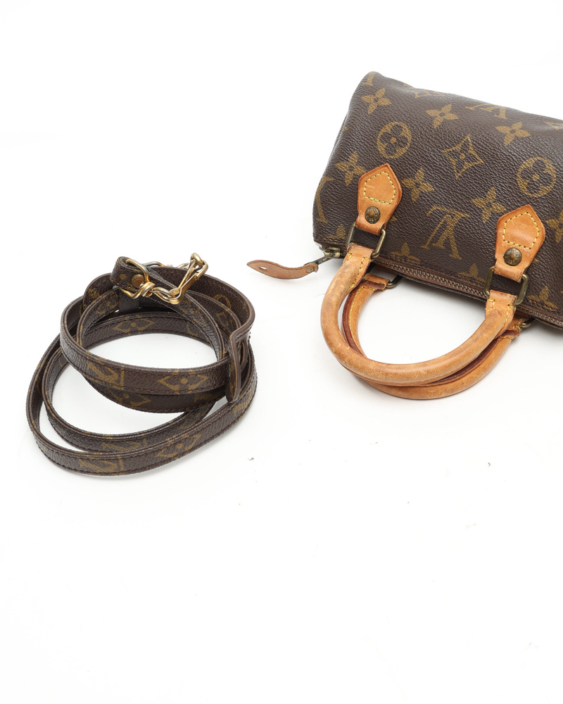 Louis Vuitton Monogram Nano Speedy Crossbody Bag
