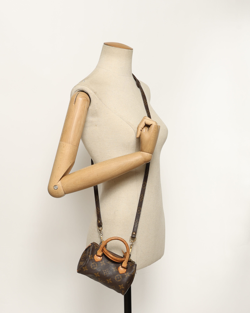 Louis Vuitton Monogram Nano Speedy Crossbody Bag