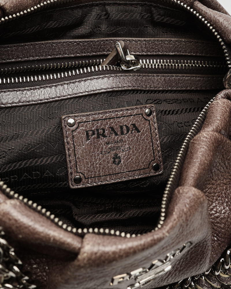 Prada Cervo Lux Hobo Bag