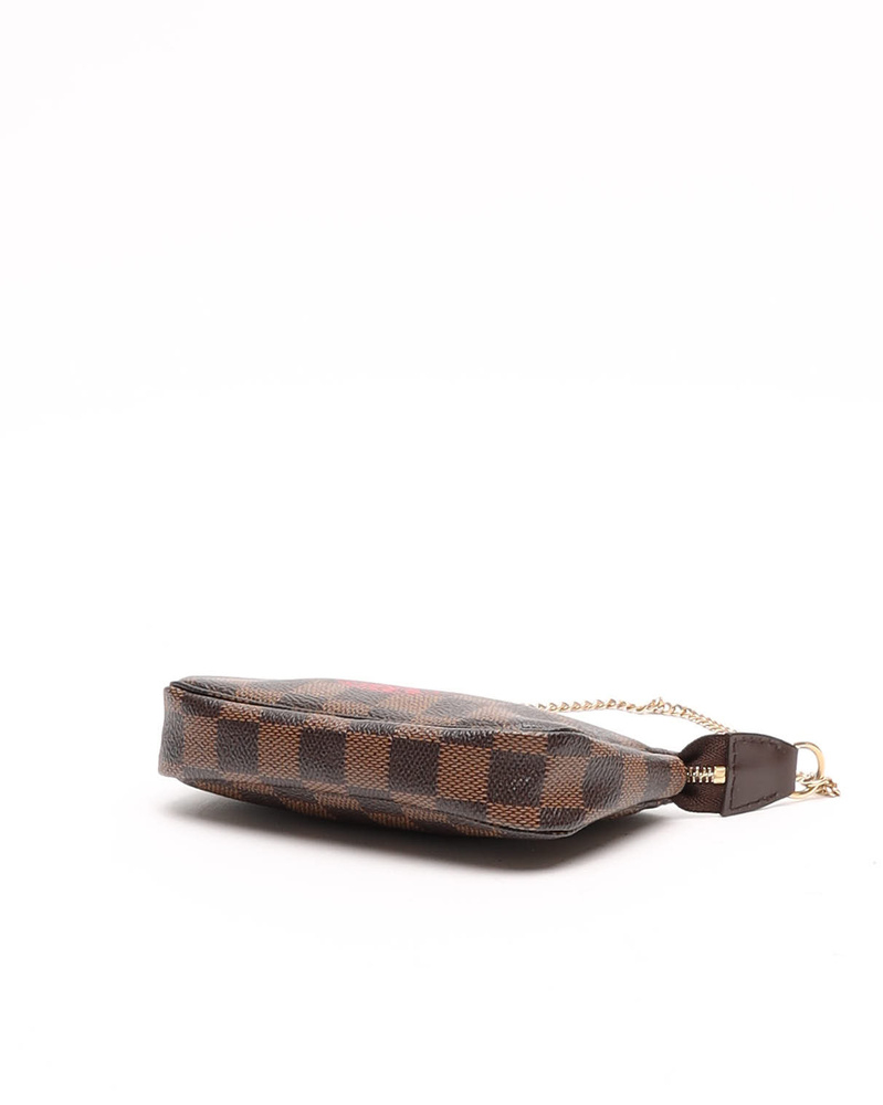 Louis Vuitton Damier Ebene Mini Pochette Accessories Bag