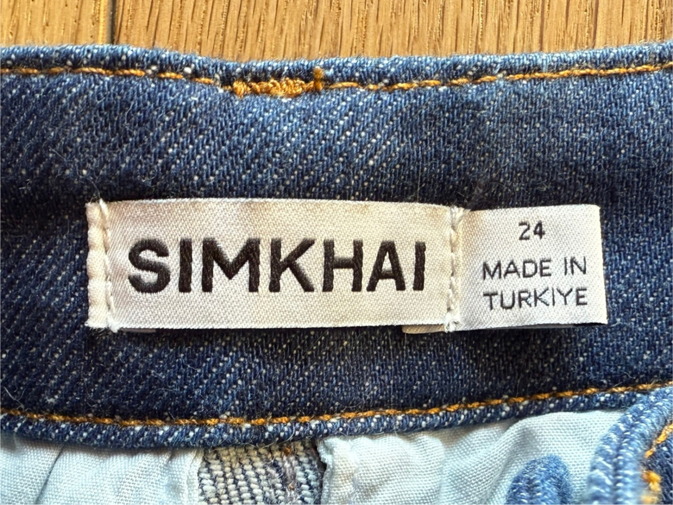 Jonathan Simkhai Ansel Denim-Hose mit geradem Bein