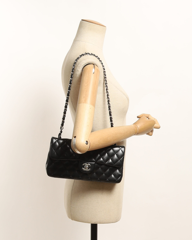 Chanel Classic East West Single Flap Bag