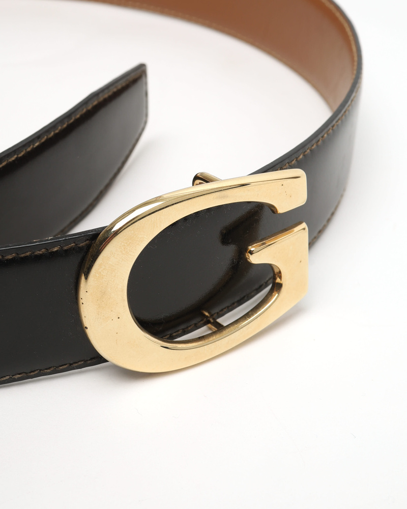 Gucci G Leather Belt