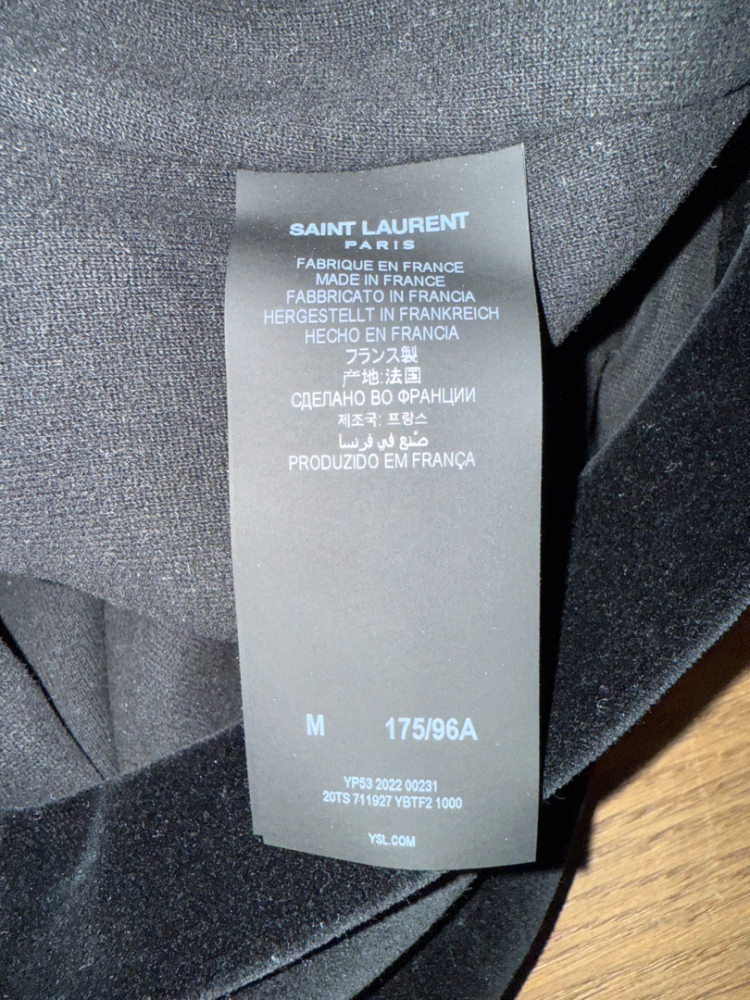 Yves Saint Laurent Rollkragenpullover aus Samt