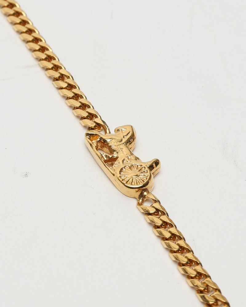 Celine Céline Horse Carriage Gold-tone Necklace