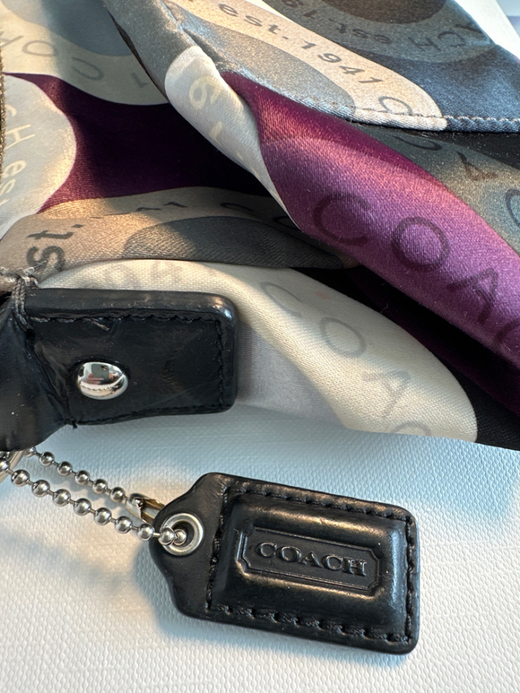 Coach Monogramm aus Satin
