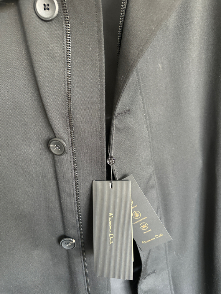 Massimo Dutti Trench noir classique