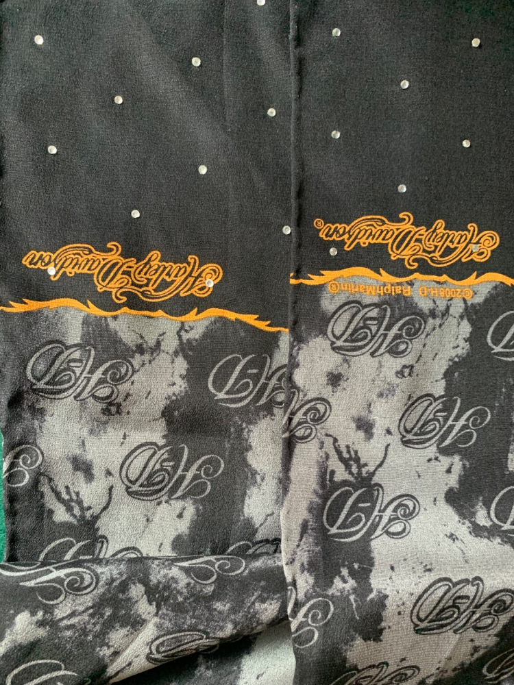 Harley Davidson 100% Foulard en soie extra fine Condition : Nouveau