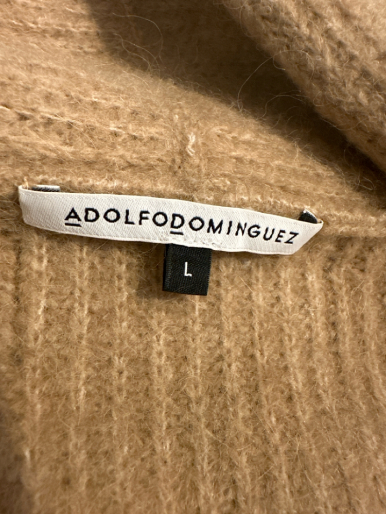 Adolfo Dominguez Manteau long en maille camel