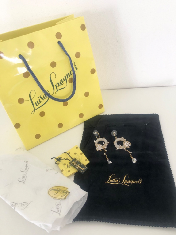 Luisa Spagnoli Boucles en Agate