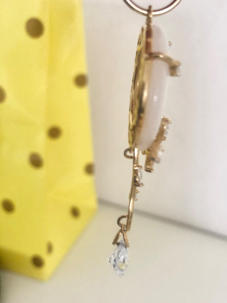 Luisa Spagnoli Boucles en Agate