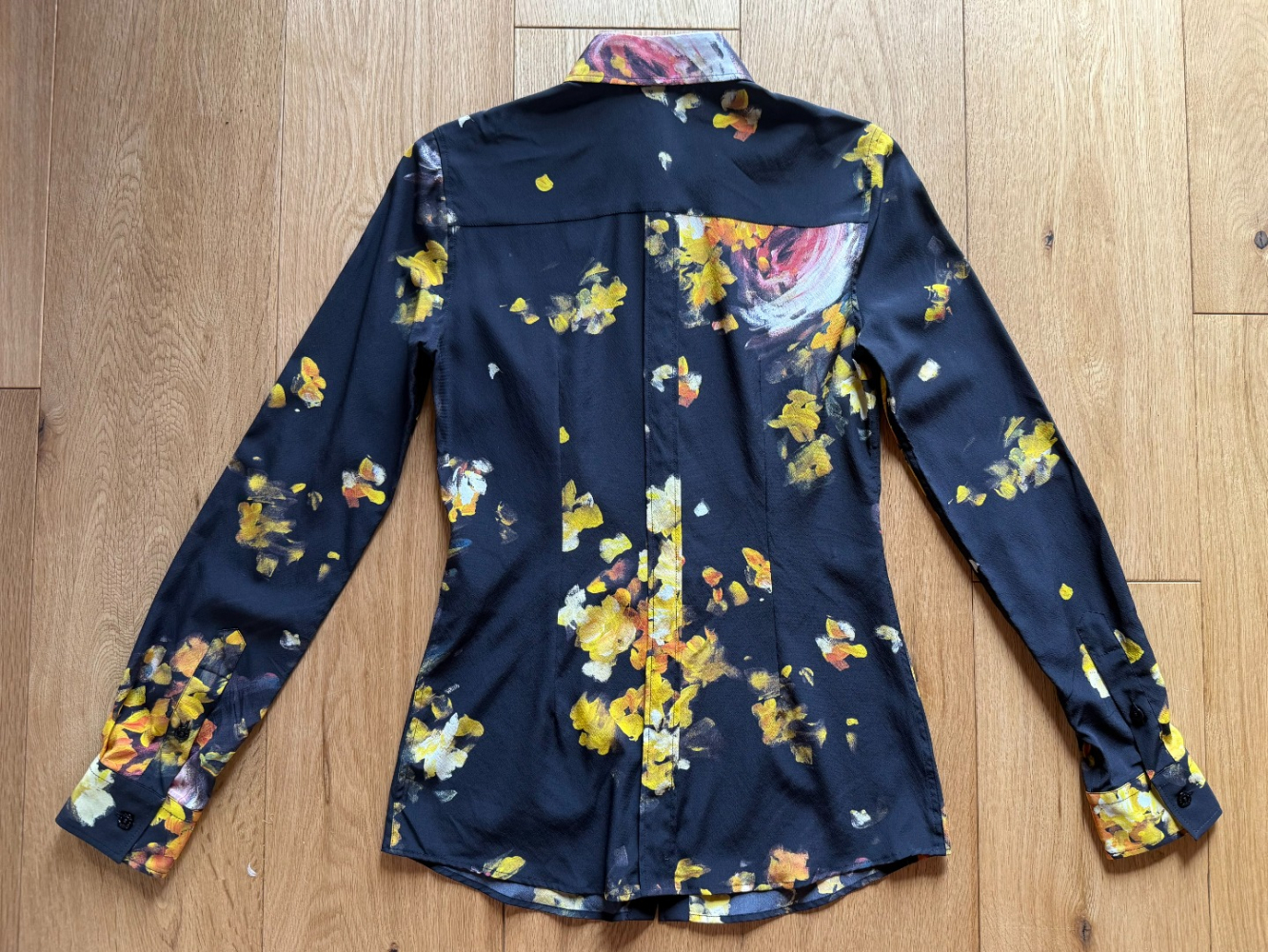 Dolce&Gabbana Geblümte Button-Down-Bluse aus Seide